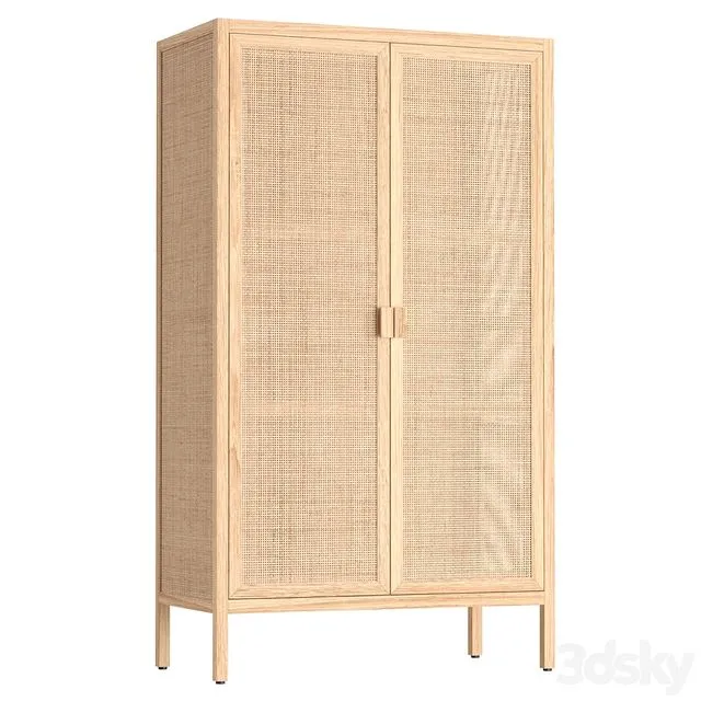 Bloomingville Marikka cupboard 3D Model