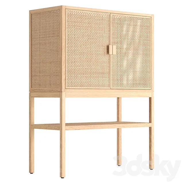Bloomingville Sanna Cupboard 3D Model