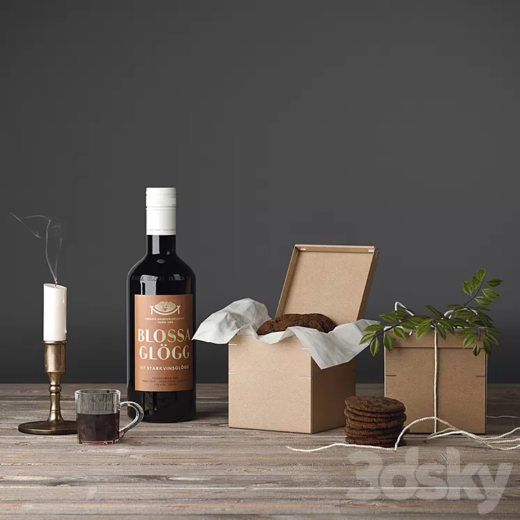 Blossa Glogg 3D Model