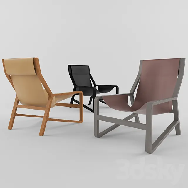 Blu Dot _ Toro Lounge Chair 3D Model