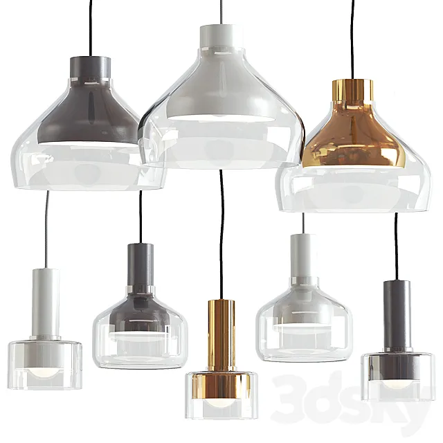 Blu Dot _ Trace Pendant Light 3D Model