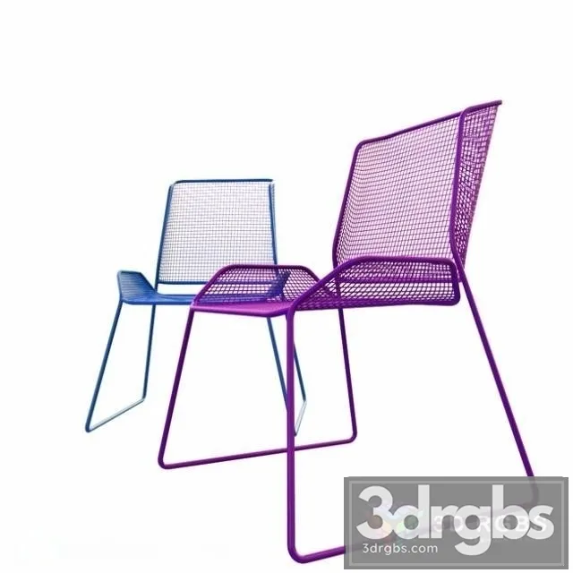 Blu Dot Hot Mesh Chair 3D Model Free