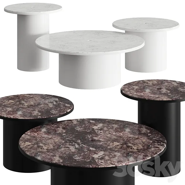 Blu Dot Plateau Coffee & Side Tables 3DModel