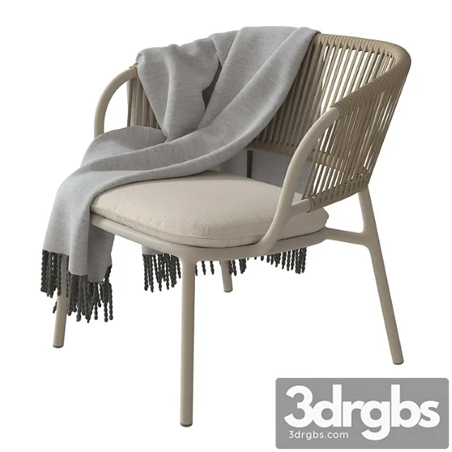 Bludot Mate Outdoor Lounge Chair 3D Model Free