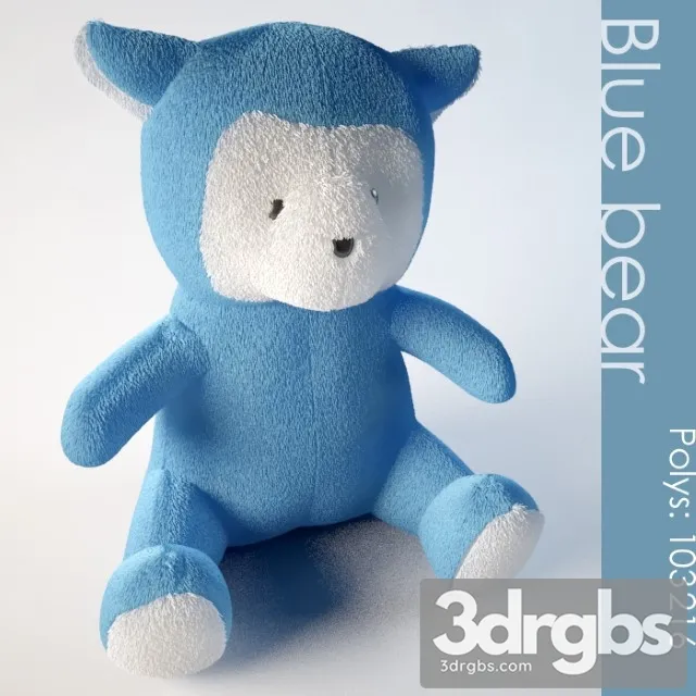 Blue Bear 2010 3D Model Free