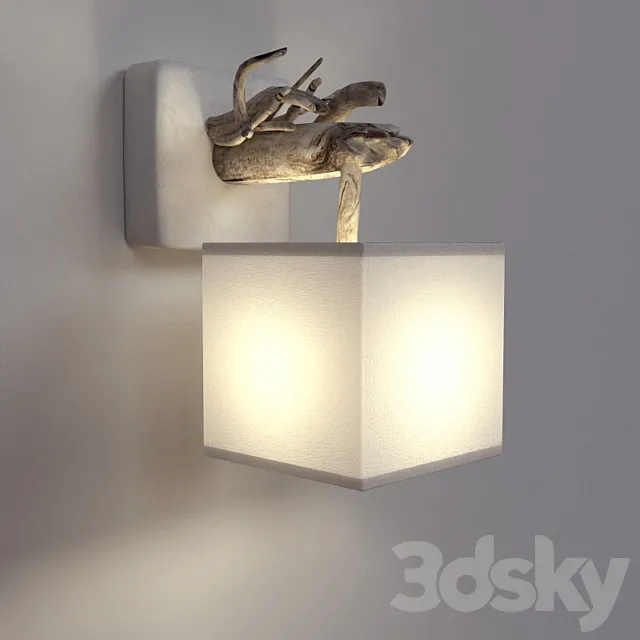 Blue Nature _ Appliques 'Goélette' 3D Model