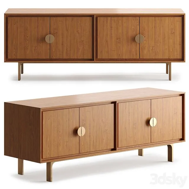 Blythe Media Unit By Soho Home 3D Model