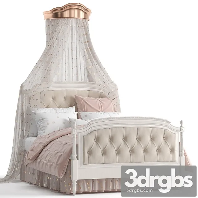 Blythe Upholstered Bed 3D Model Free