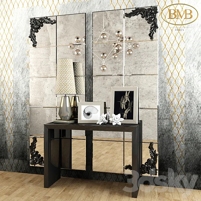 BMB Italy mirror and console 3DModel