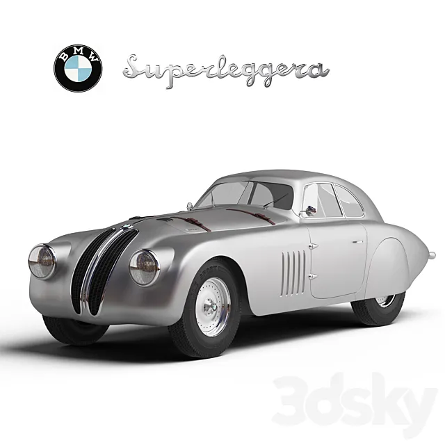 BMW 328 Mille Miglia Touring Coupe 3DModel