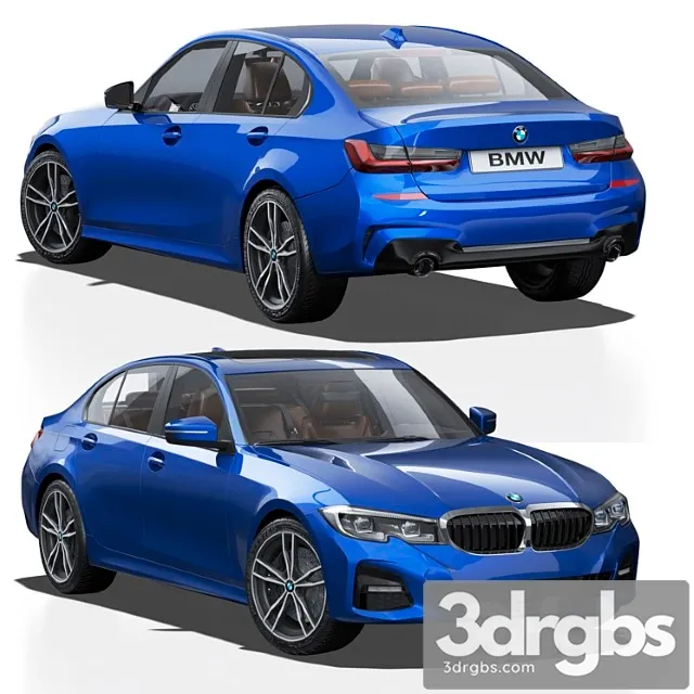Bmw 3er vii (g2x) 3D Model Free