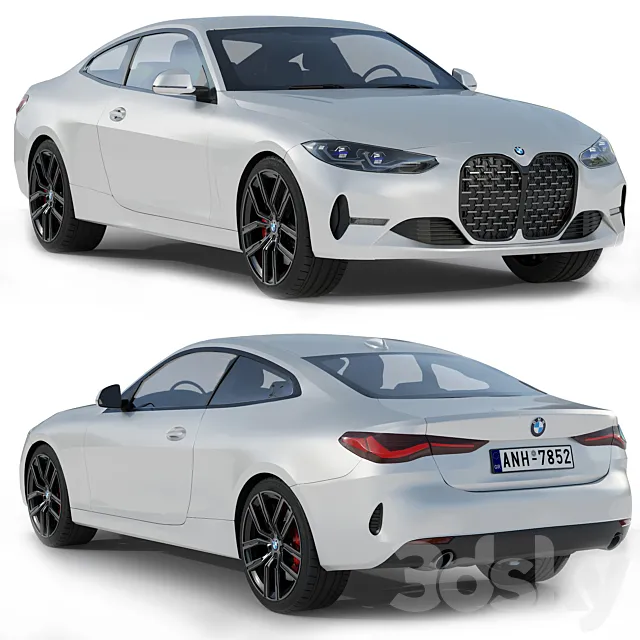 BMW 4 Series G22 2020 3DModel