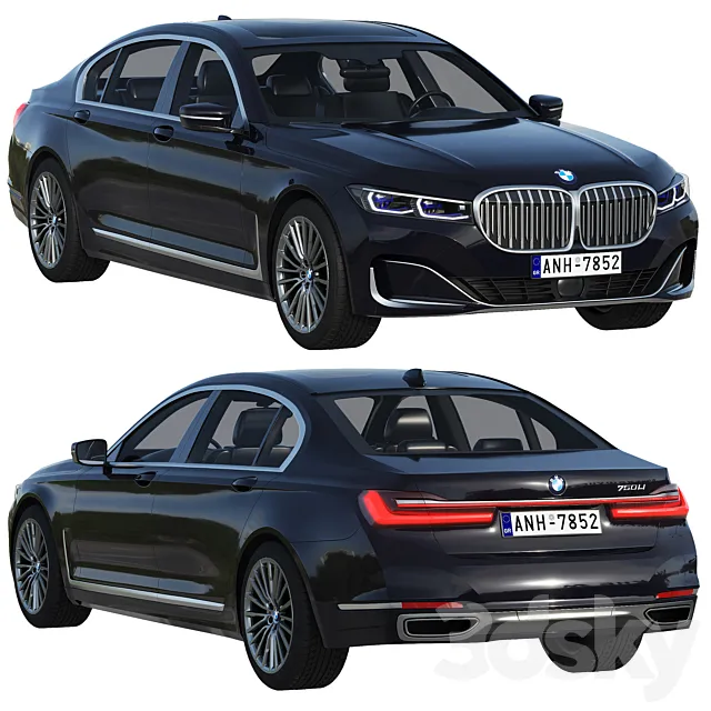 BMW 750Li 3D Model