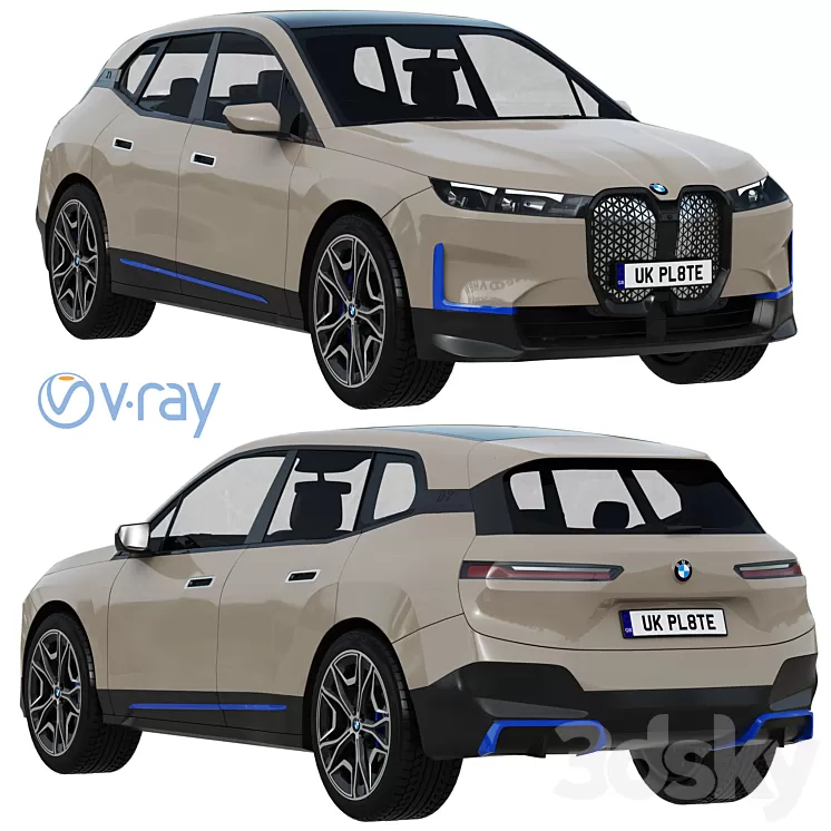 BMW IX 3D Model