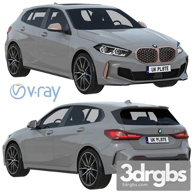 Bmw M135i 2022 1 3D Model Free