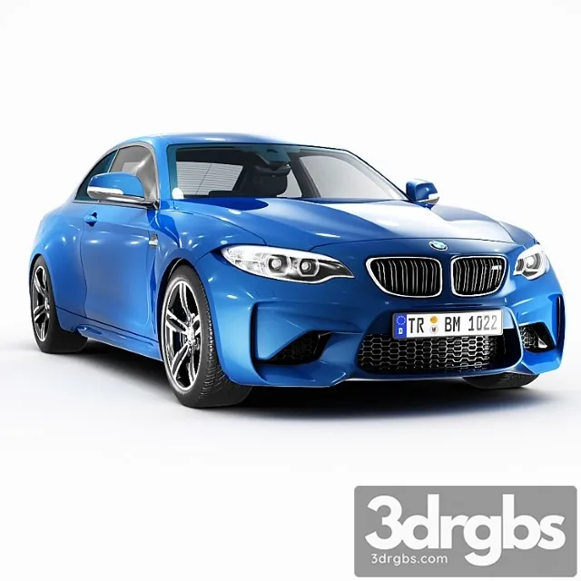 Bmw m2 2016 3D Model Free