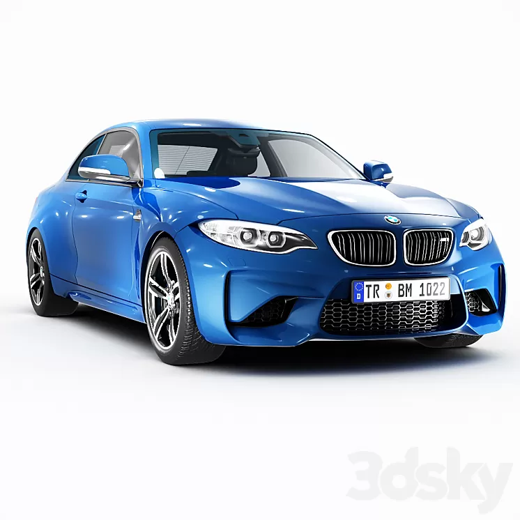 BMW M2 2016 3D Model