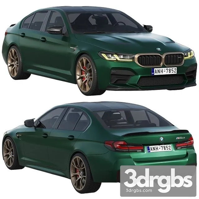BMW M5 CS 2022 3D Model Free