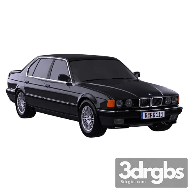Bmw m7 e32 3D Model Free