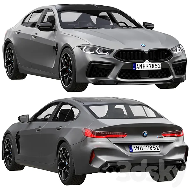 Bmw m8 gran coupe 3DModel
