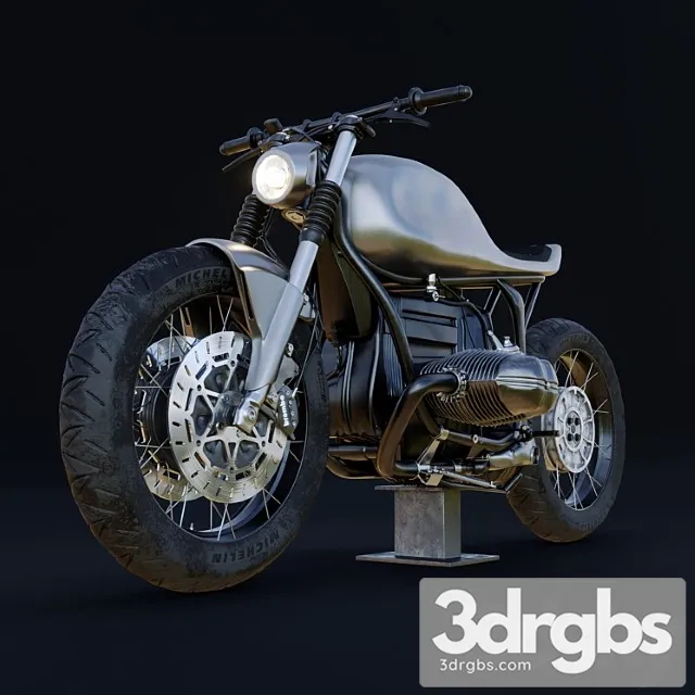 Bmw R100r 1 3D Model Free