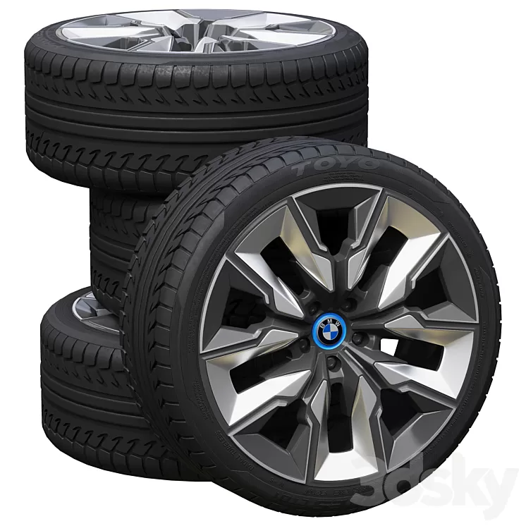 BMW wheels 3D Model