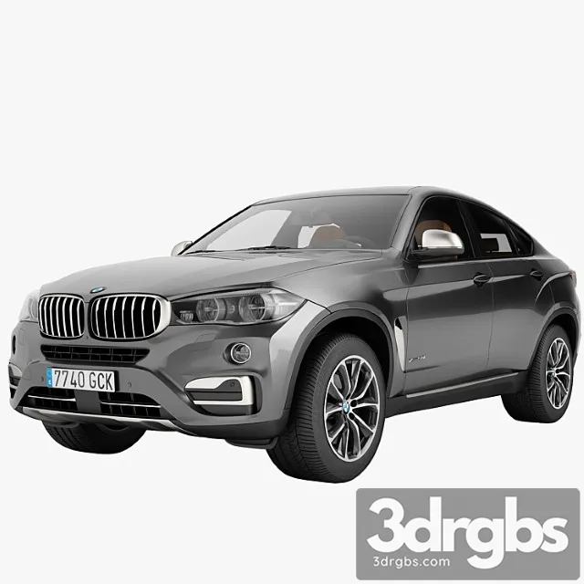 Bmw x6 xdrive50i 3D Model Free