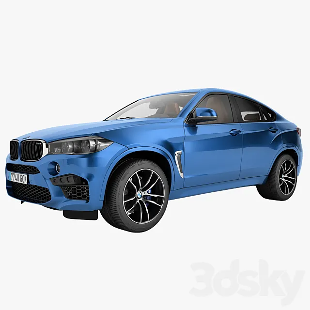 BMW X6M 2015 3D Model