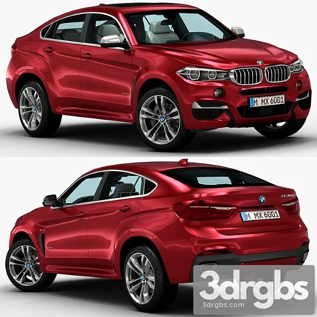 Bmw x6m 3D Model Free