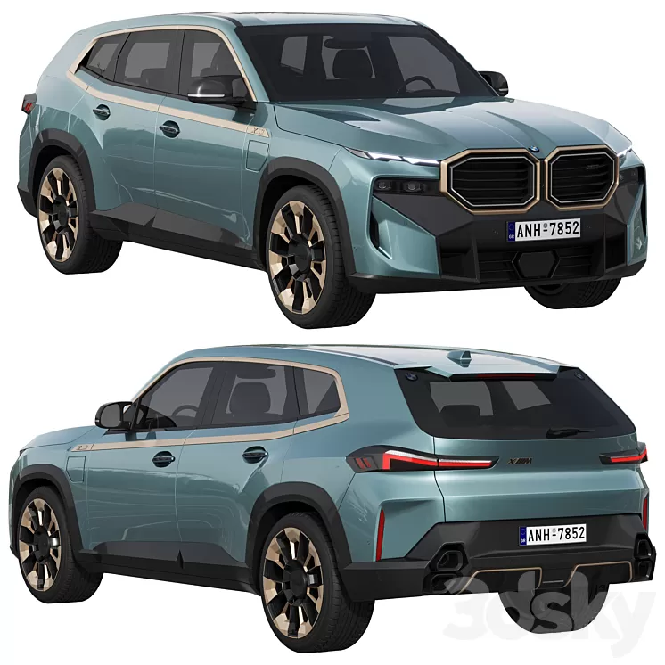 BMW XM 3D Model Free Download