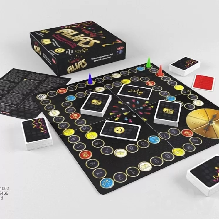 Board game Alias 3D Model