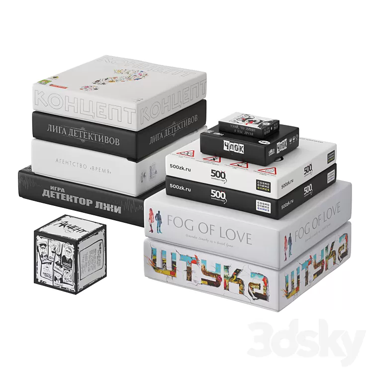 Board games 3 3D Model Free