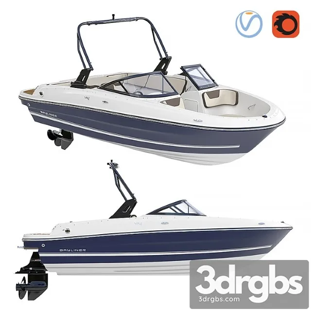 Boat bayliner vr 4 3D Model Download