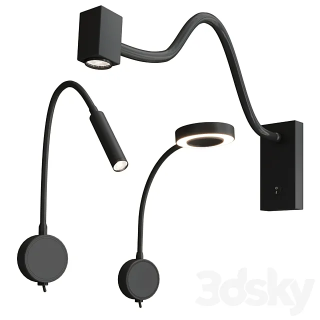 BOAVISTA wall lamp collection 3D Model