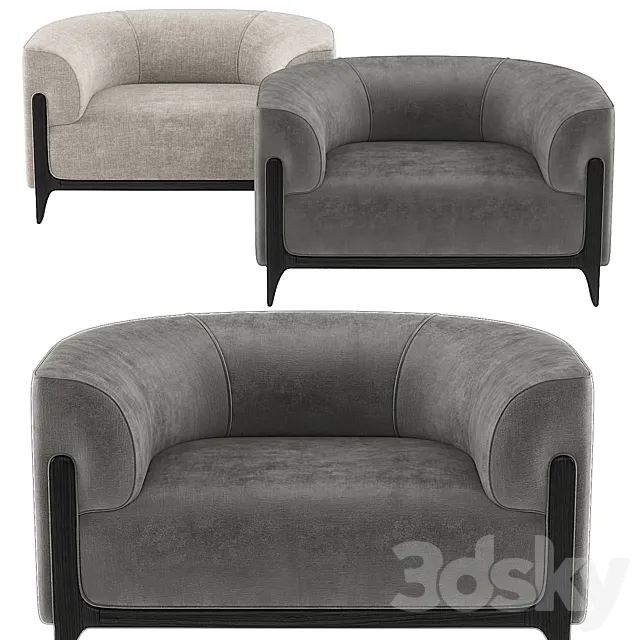 Bob armchair 3D Model