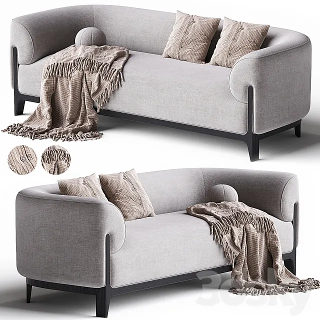 BOB Delcourt Collection sofa 3D Model
