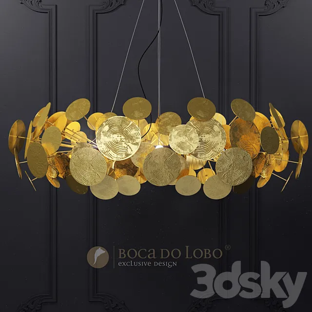 Boca do Lobo _ NEWTON CHANDELIER 3D Model