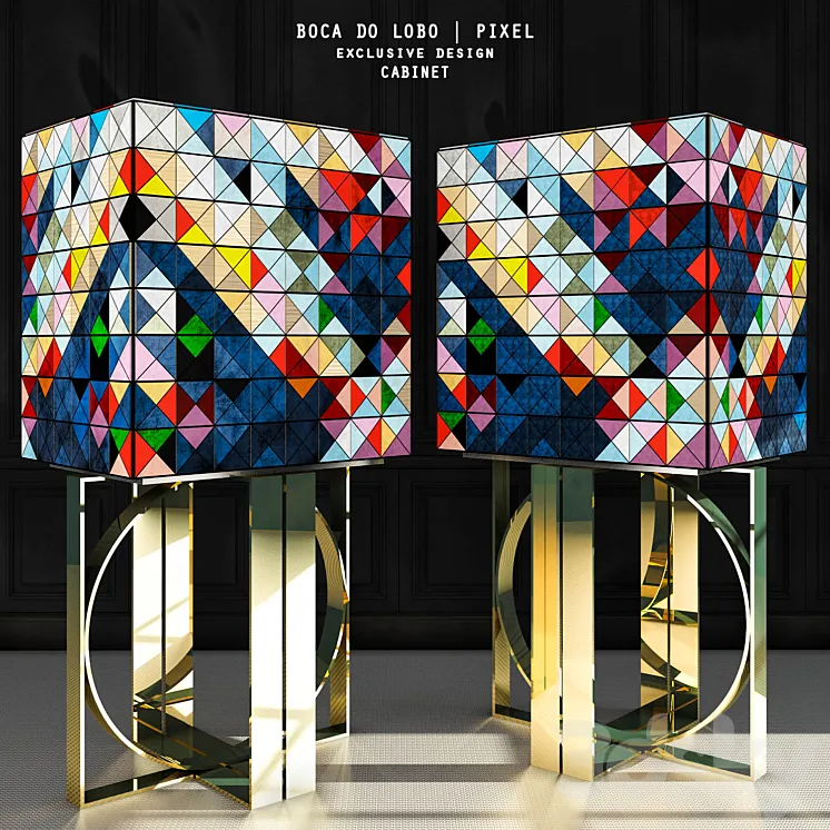 BOCA DO LOBO _PIXEL 3D Model Free