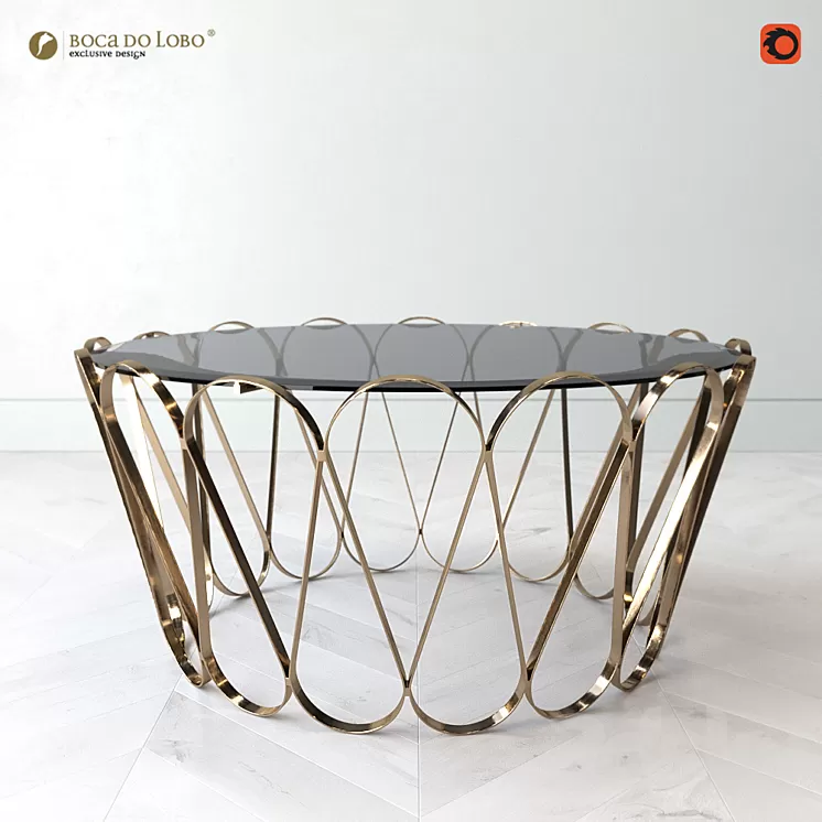 Boca Do Lobo AQUARIUS Center Table 3D Model