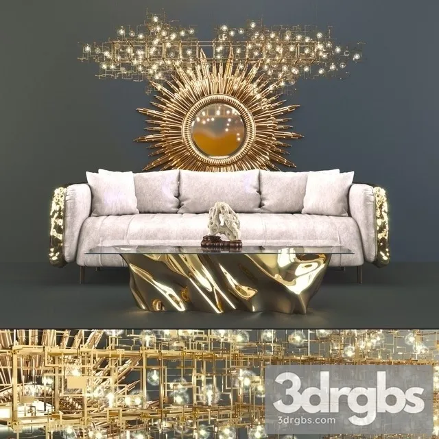 Boca Do Lobo Imperfectio Sofa 3D Model Free