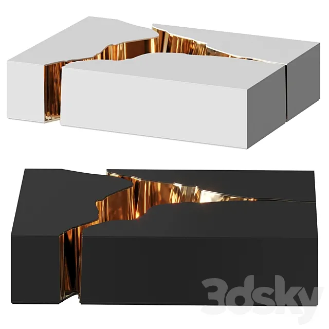 Boca Do Lobo - Lapiaz coffee table 3D Model