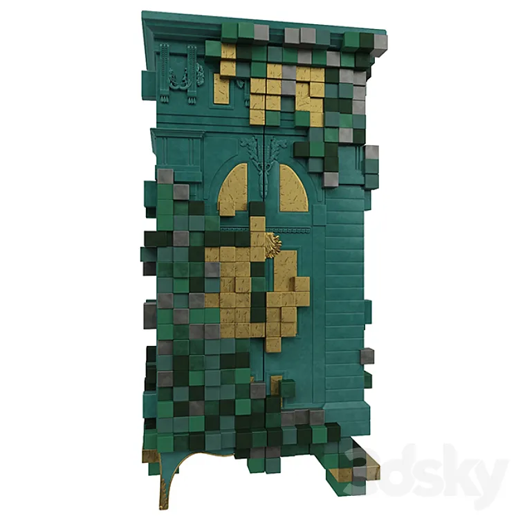 Boca Do Lobo - PICCADILLY CABINET 3D Model Free