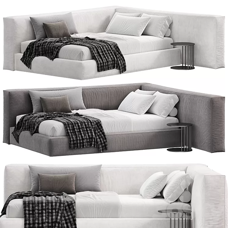 Boca Mini Bed 3D Model Free