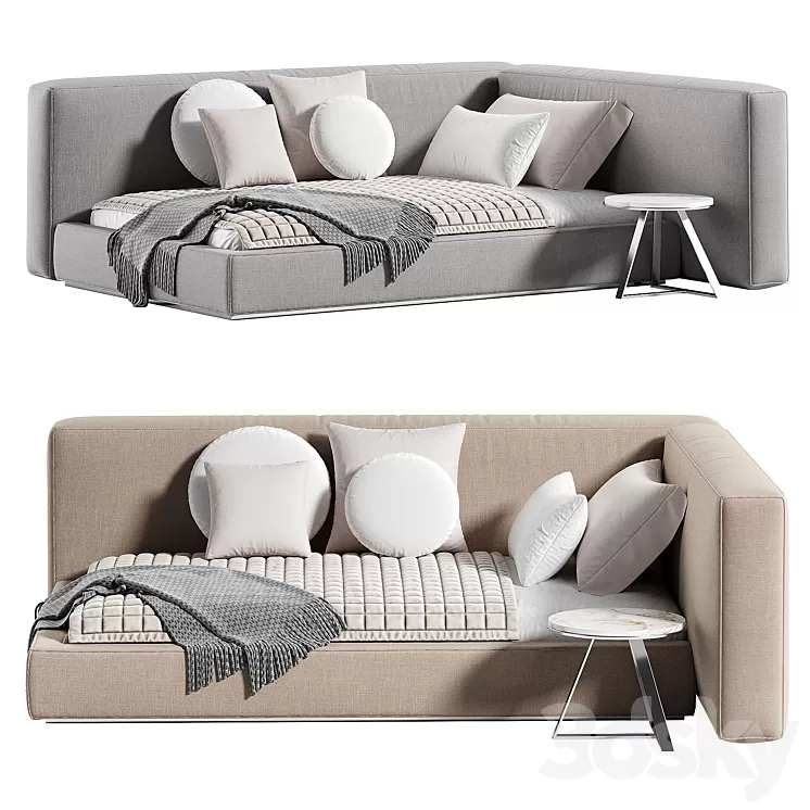 BOCA MINI BED 3D Model Free