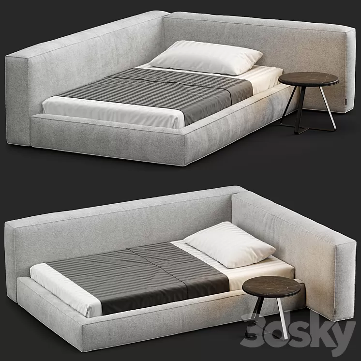 Boca mini bed 3D Model Free