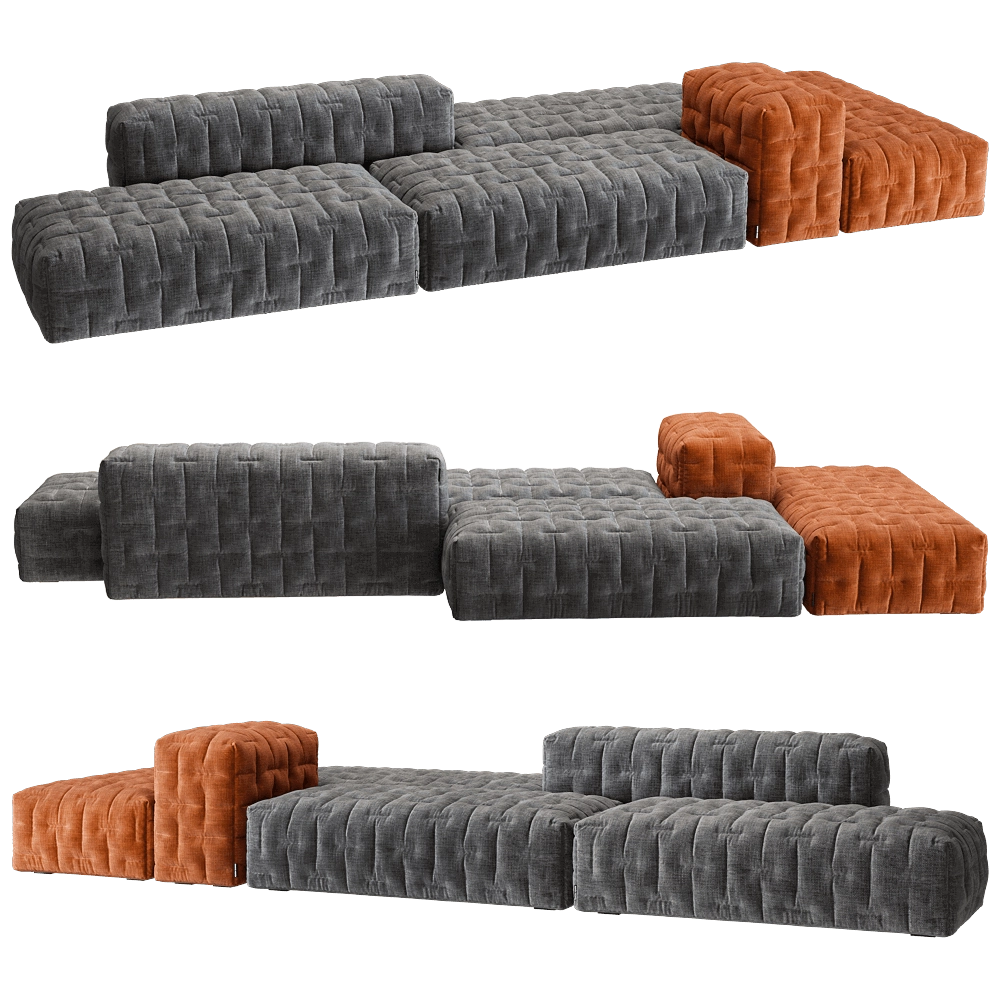 Boca Room - Modular sofa Boca Foo-Five 3D Model