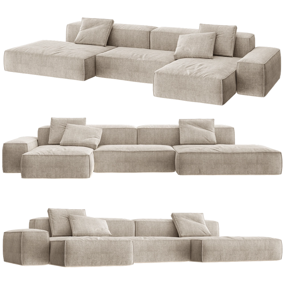 Boca Room - Sofa Boca Navi 3D Model
