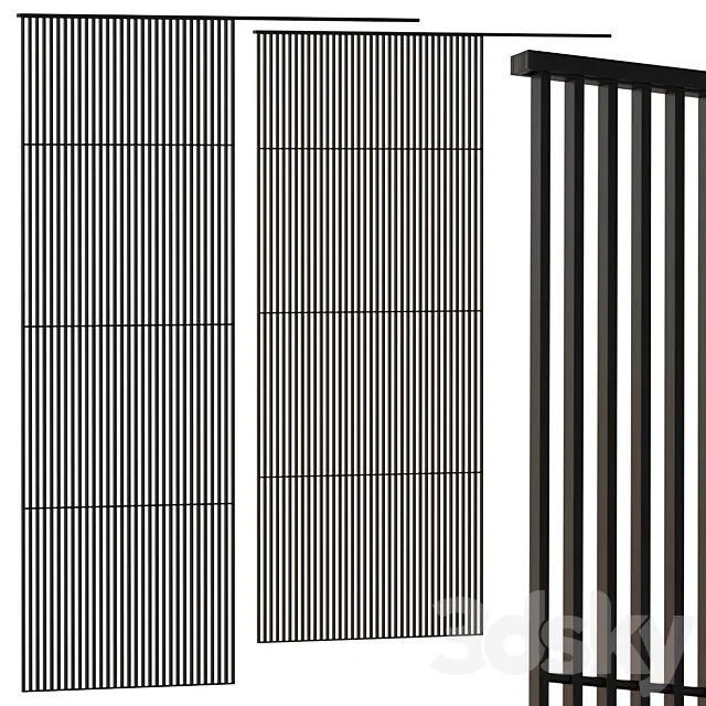 Boca Stripe rack 3D Model