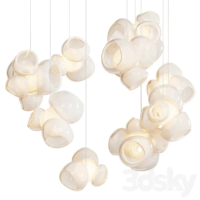 Bocci 100 1-3-5 lights 3D Model