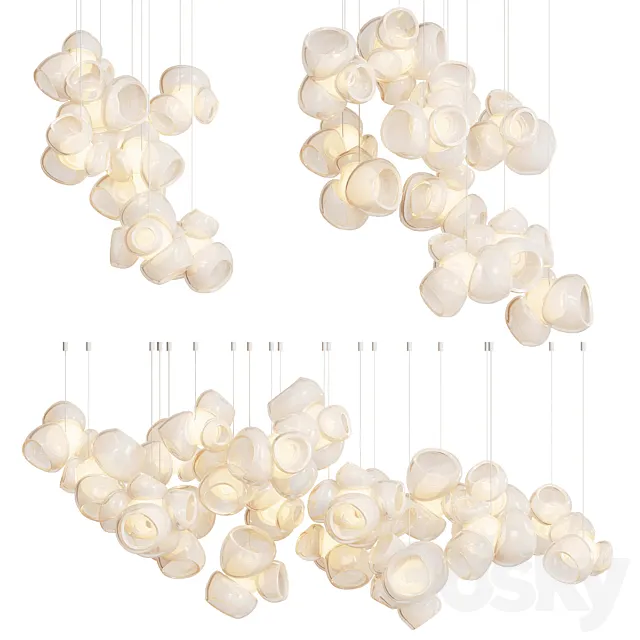 Bocci 100 8-11-20 lights 3D Model
